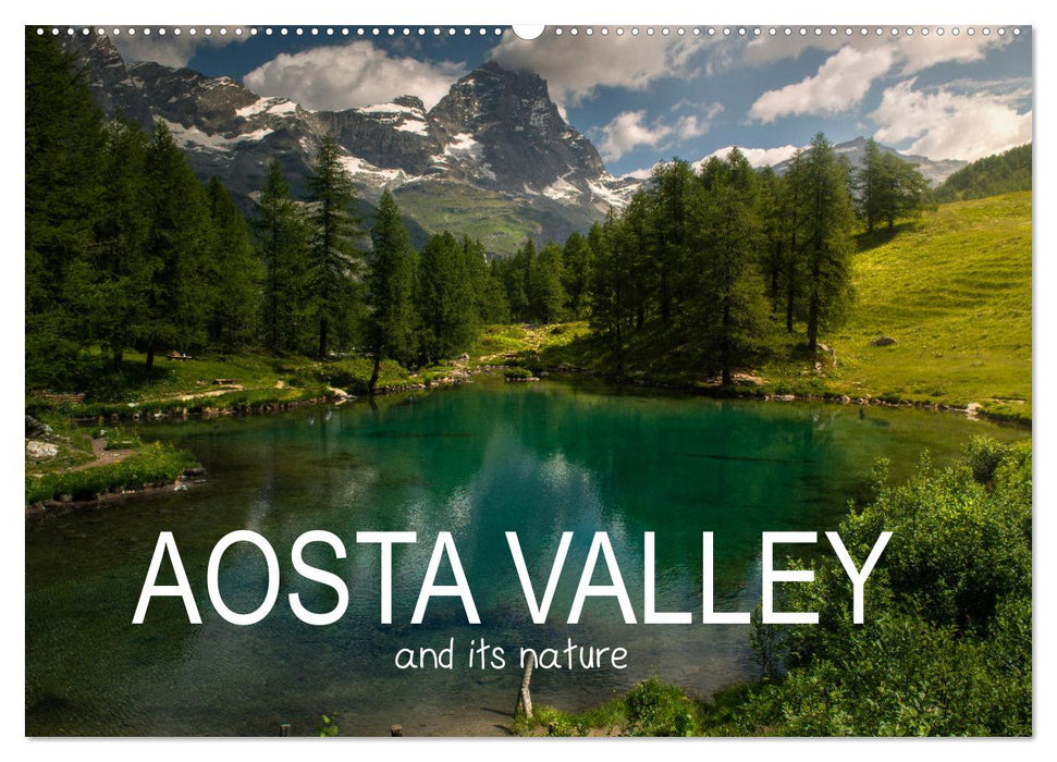 Aosta Valley and its nature (CALVENDO Monthly Calendar 2026)