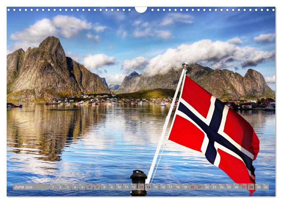 Lofoten Islands, Beauty of Nature (CALVENDO Monthly Calendar 2026)