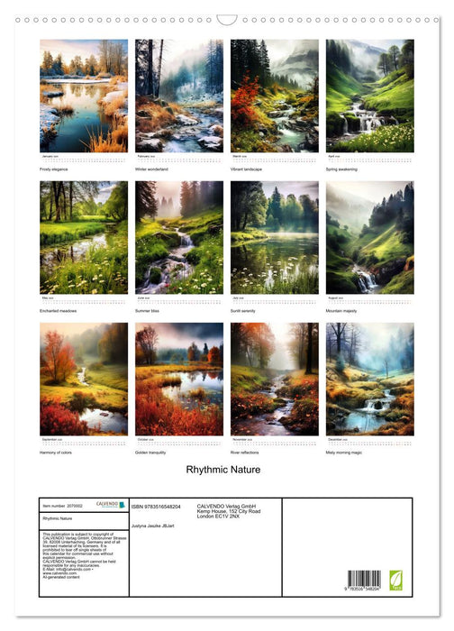 Rhythmic Nature (CALVENDO Monthly Calendar 2026)