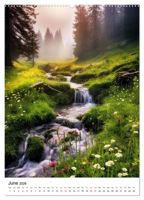 Rhythmic Nature (CALVENDO Monthly Calendar 2026)