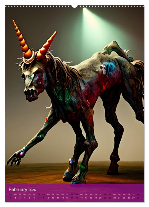 Zombiecorns (CALVENDO Premium-Calendar 2026)