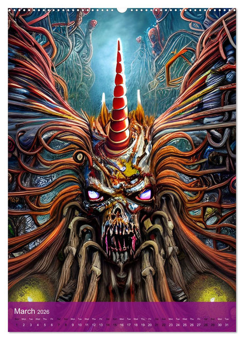 Zombiecorns (CALVENDO Premium-Calendar 2026)