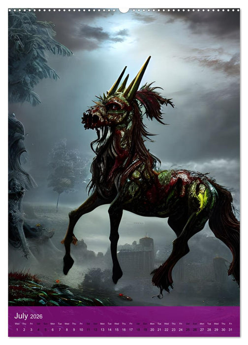 Zombiecorns (CALVENDO Premium-Calendar 2026)