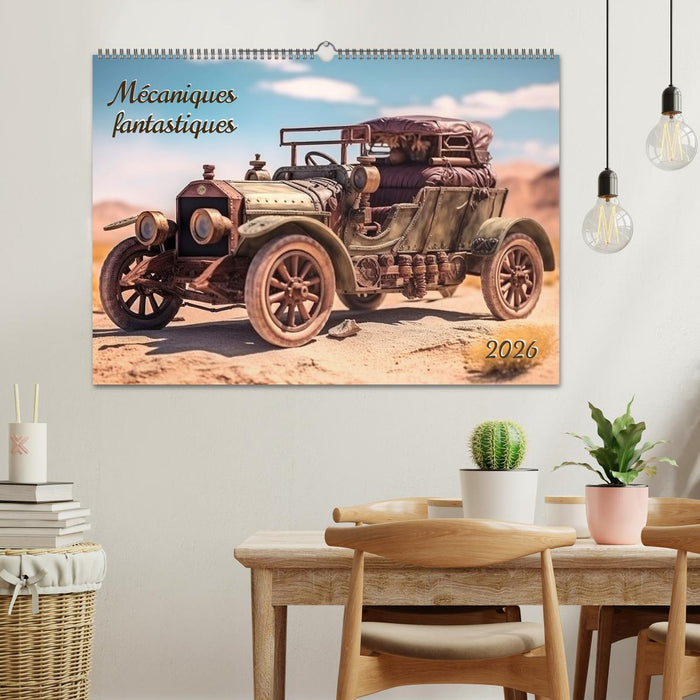 Mécaniques fantastiques (CALVENDO Calendrier mensuel 2026)