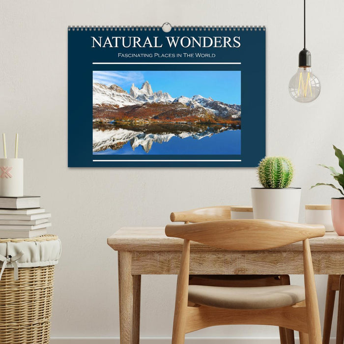 Natural Wonders, Fascinating Places in The World (CALVENDO Monthly Calendar 2026)