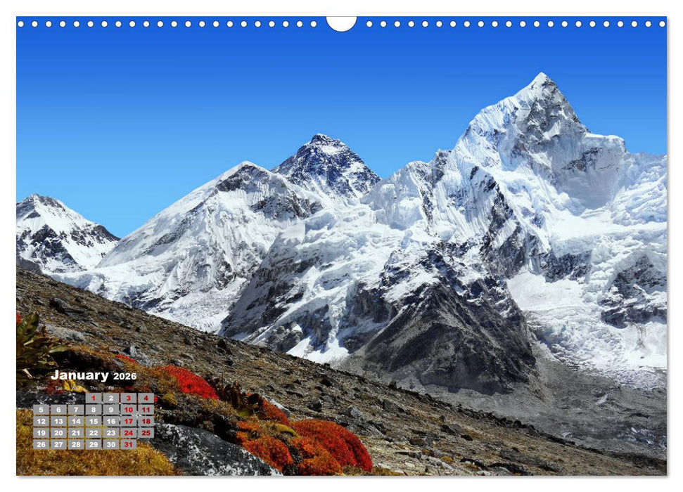 Natural Wonders, Fascinating Places in The World (CALVENDO Monthly Calendar 2026)