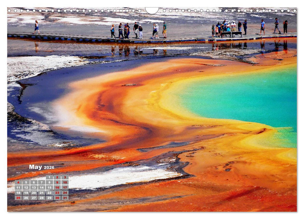 Natural Wonders, Fascinating Places in The World (CALVENDO Monthly Calendar 2026)