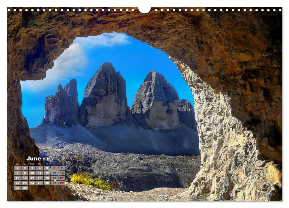 Natural Wonders, Fascinating Places in The World (CALVENDO Monthly Calendar 2026)