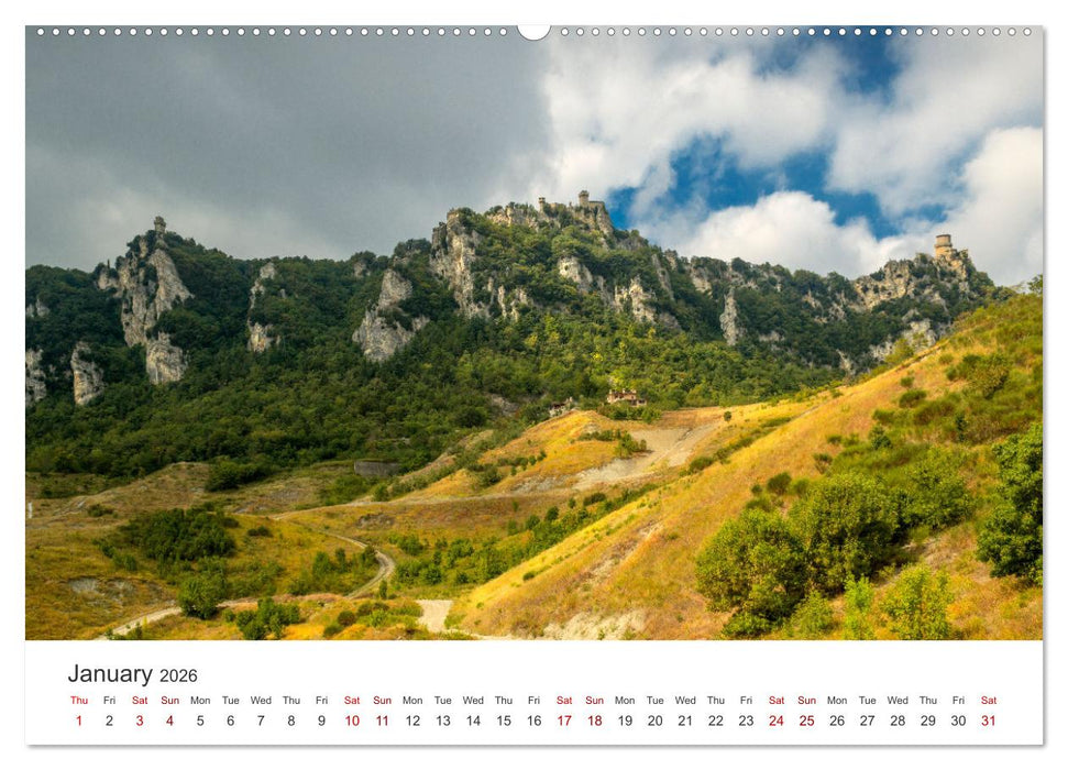San Marino The oldest Republic in the world (CALVENDO Premium-Calendar 2026)