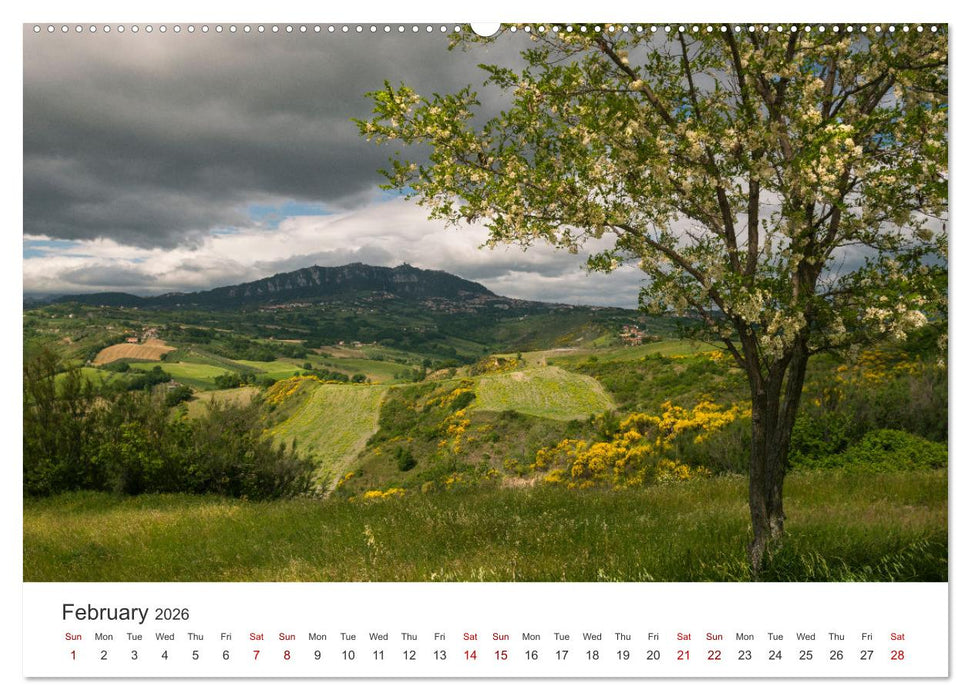 San Marino The oldest Republic in the world (CALVENDO Premium-Calendar 2026)