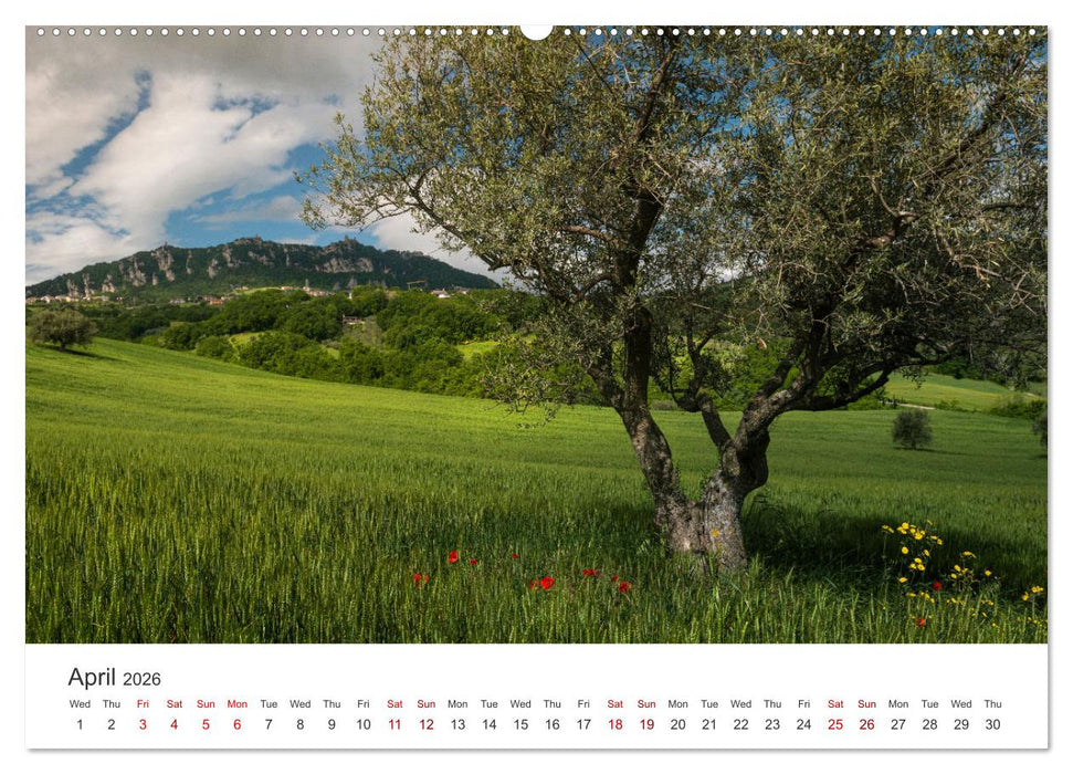 San Marino The oldest Republic in the world (CALVENDO Premium-Calendar 2026)