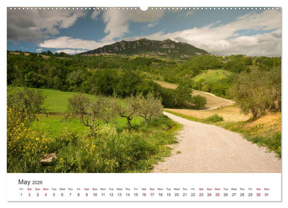 San Marino The oldest Republic in the world (CALVENDO Premium-Calendar 2026)