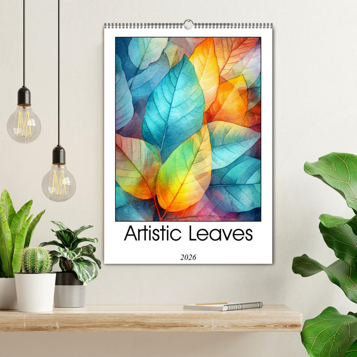 Artistic Leaves (CALVENDO Monthly Calendar 2026)