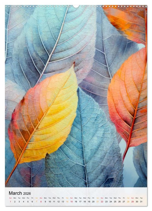 Artistic Leaves (CALVENDO Monthly Calendar 2026)