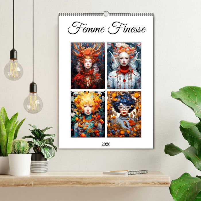 Femme Finesse (CALVENDO Monthly Calendar 2026)