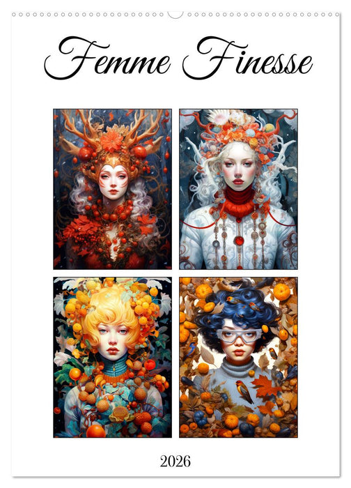 Femme Finesse (CALVENDO Monthly Calendar 2026)