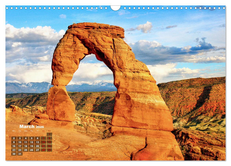 Arches Road Trip (CALVENDO Monthly Calendar 2026)
