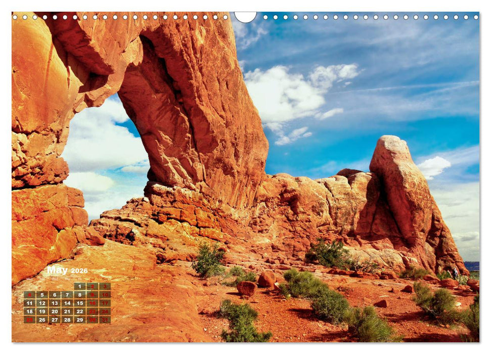 Arches Road Trip (CALVENDO Monthly Calendar 2026)