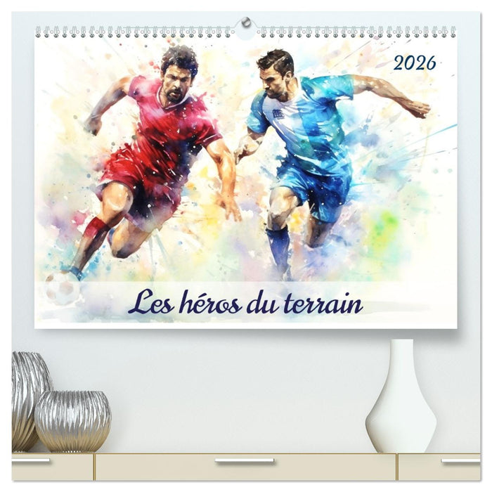 Les héros du terrain (CALVENDO Calendrier supérieur 2026)