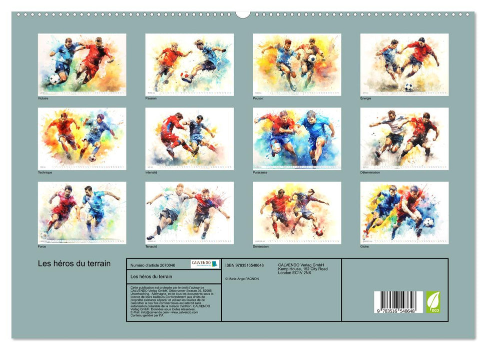 Les héros du terrain (CALVENDO Calendrier supérieur 2026)