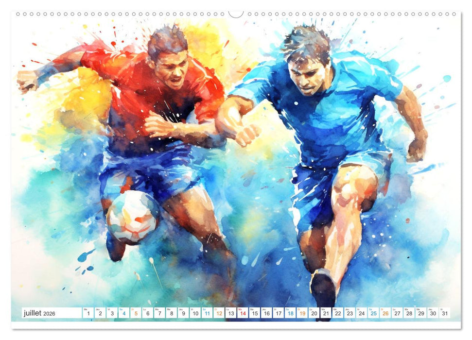 Les héros du terrain (CALVENDO Calendrier supérieur 2026)