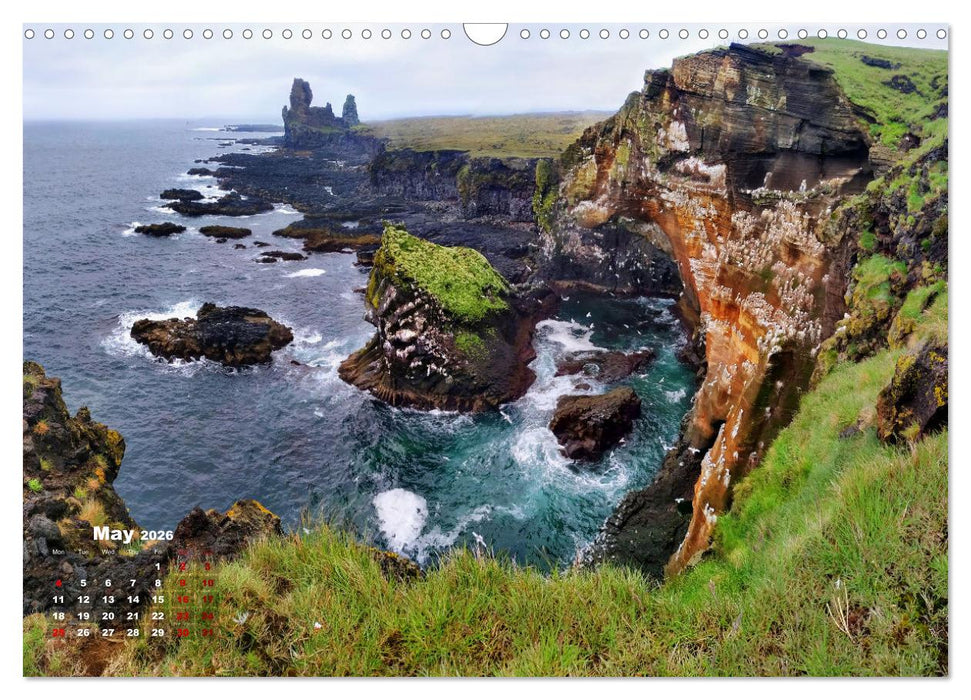 Iceland Beauty of Nature (CALVENDO Monthly Calendar 2026)