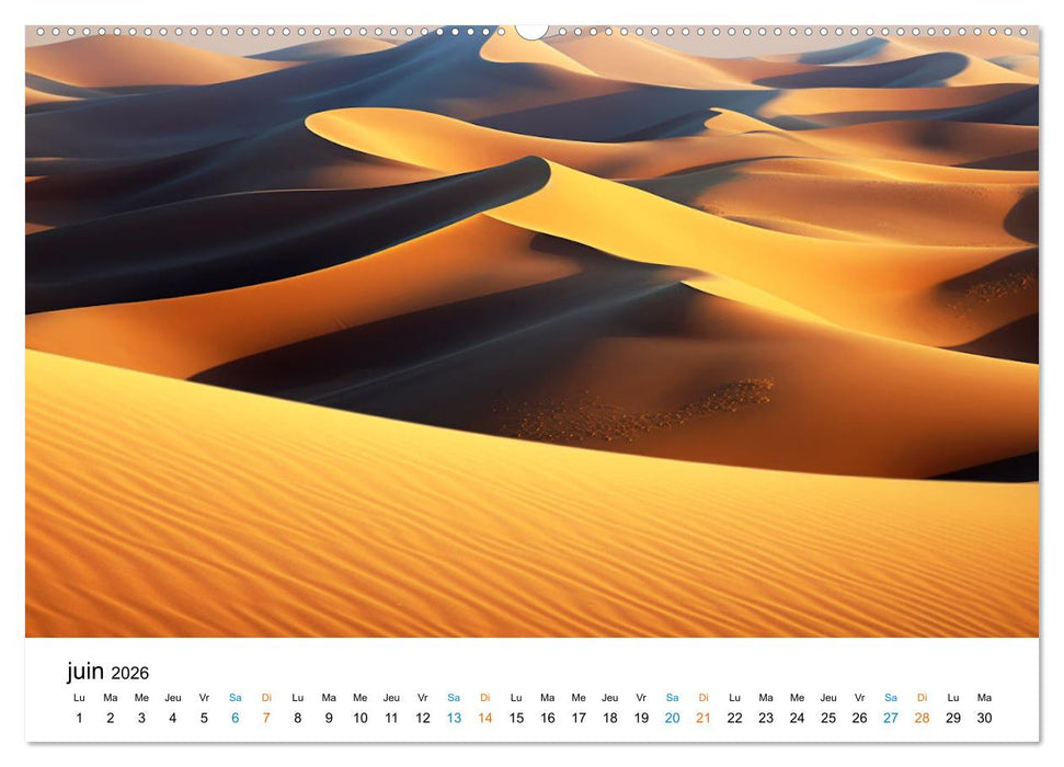 Paysages rêvés (CALVENDO Calendrier mensuel 2026)