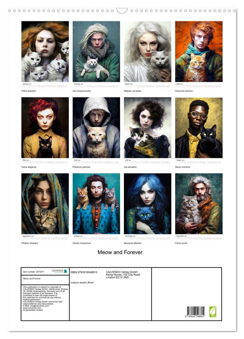 Meow and Forever (CALVENDO Monthly Calendar 2026)