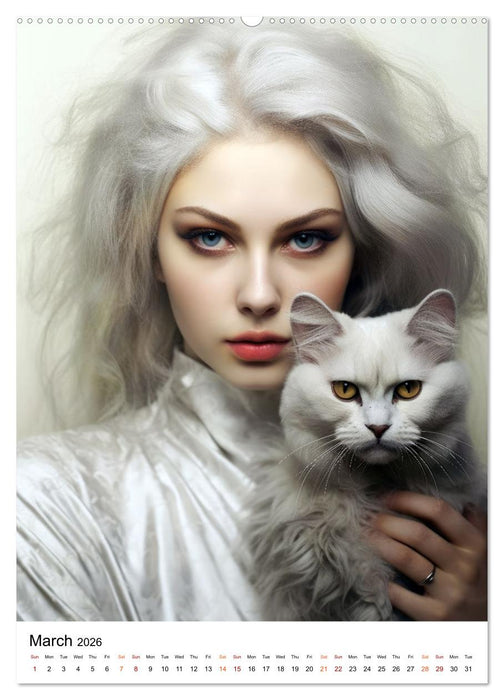 Meow and Forever (CALVENDO Monthly Calendar 2026)