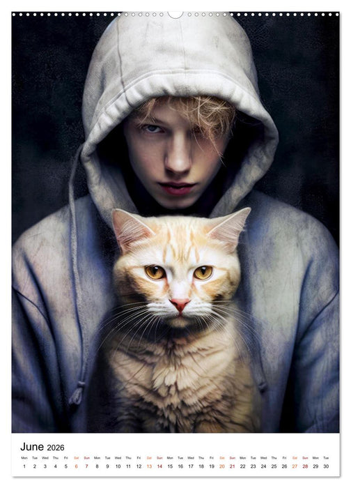 Meow and Forever (CALVENDO Monthly Calendar 2026)