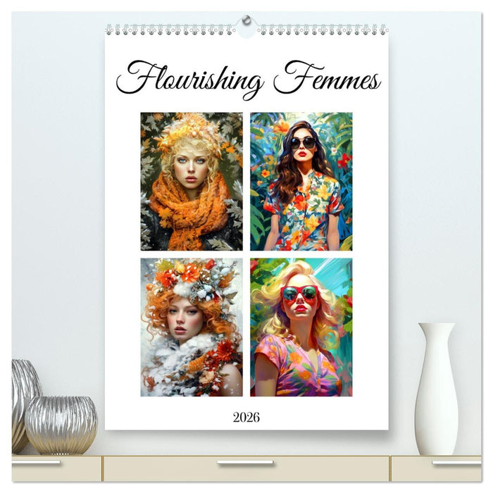 Flourishing Femmes (CALVENDO Premium-Calendar 2026)