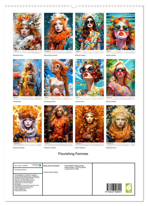 Flourishing Femmes (CALVENDO Premium-Calendar 2026)