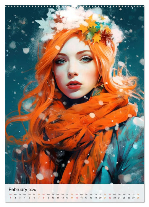 Flourishing Femmes (CALVENDO Premium-Calendar 2026)