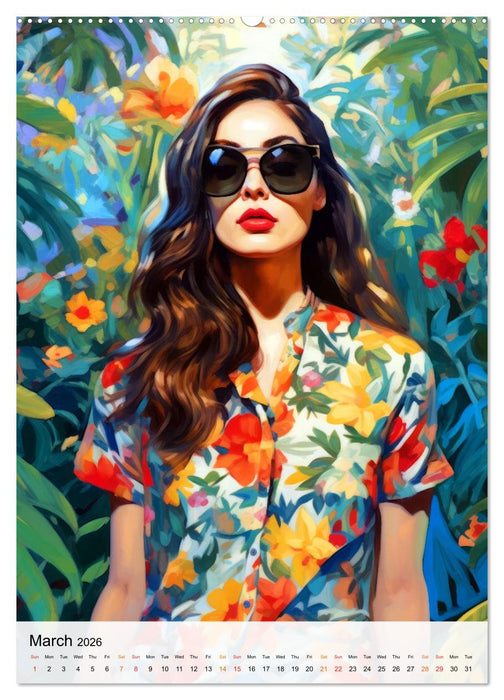 Flourishing Femmes (CALVENDO Premium-Calendar 2026)