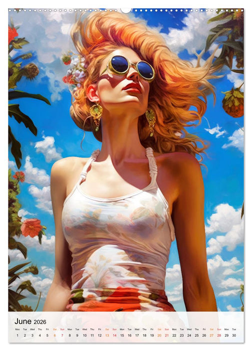 Flourishing Femmes (CALVENDO Premium-Calendar 2026)