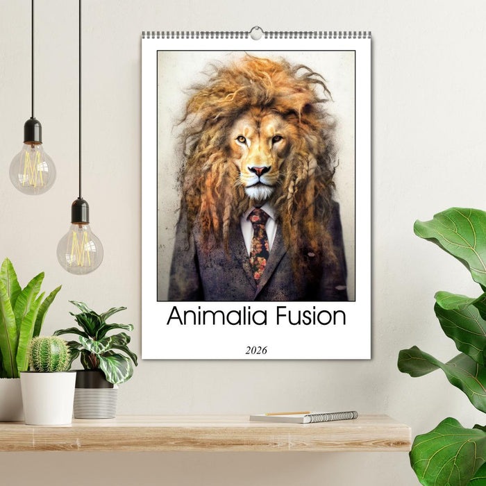 Animalia Fusion (CALVENDO Monthly Calendar 2026)