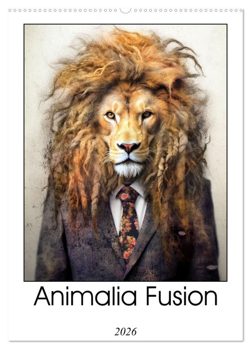 Animalia Fusion (CALVENDO Monthly Calendar 2026)