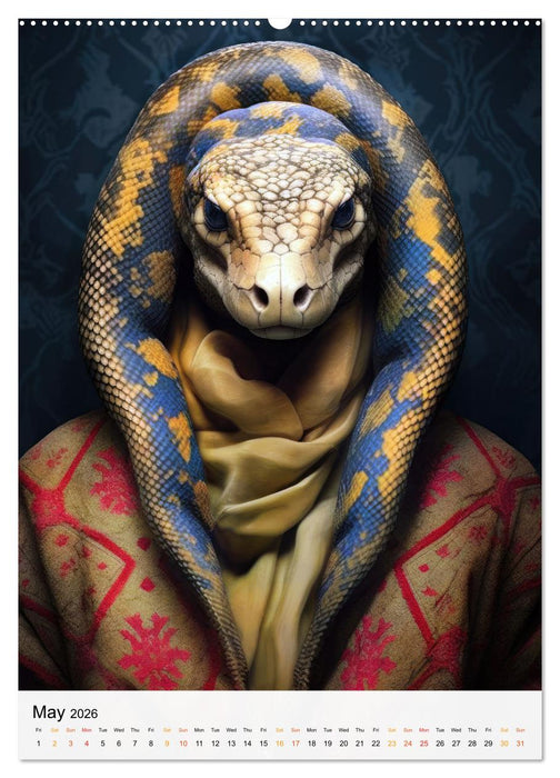 Animalia Fusion (CALVENDO Monthly Calendar 2026)