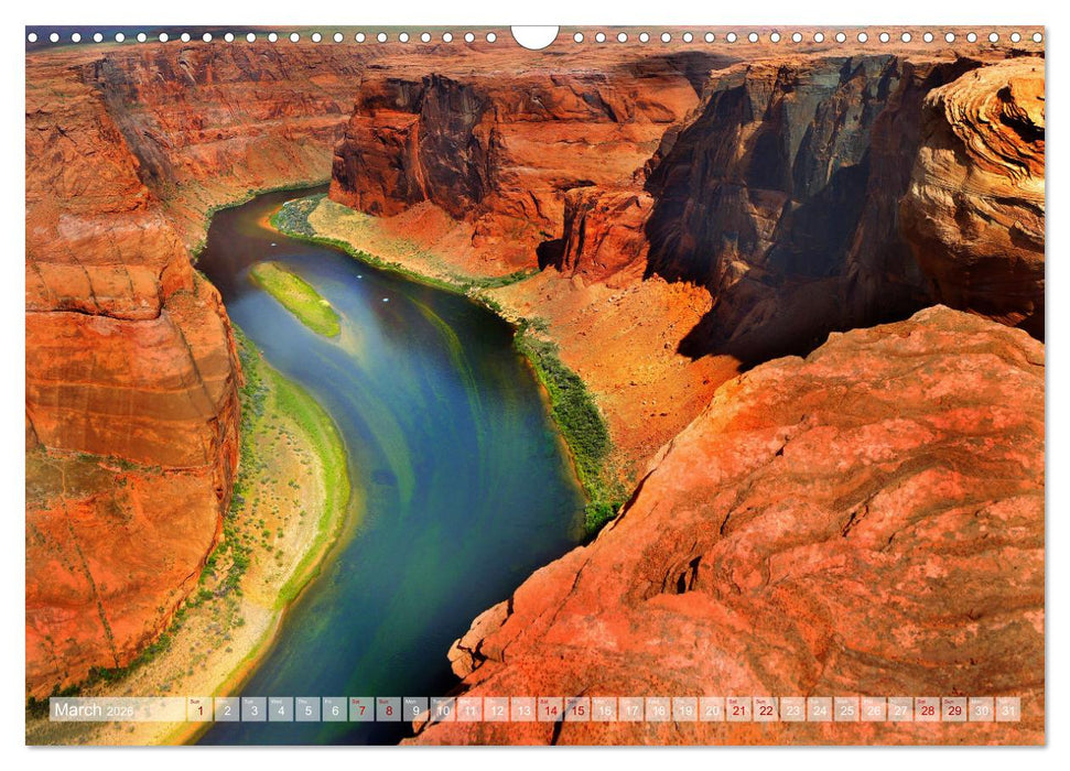 Grand Canyon National Park (CALVENDO Monthly Calendar 2026)