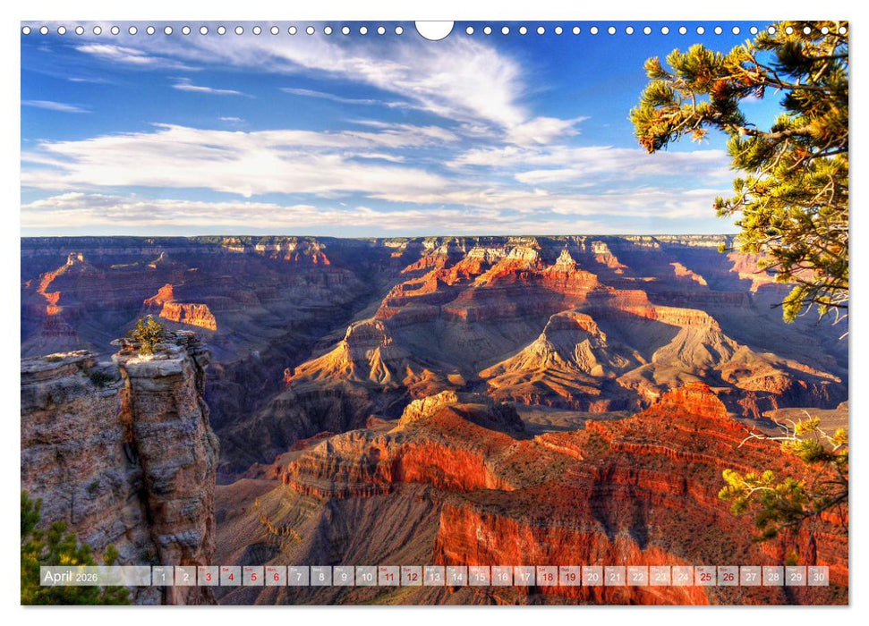Grand Canyon National Park (CALVENDO Monthly Calendar 2026)