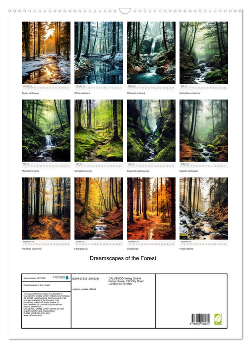 Dreamscapes of the Forest (CALVENDO Monthly Calendar 2026)