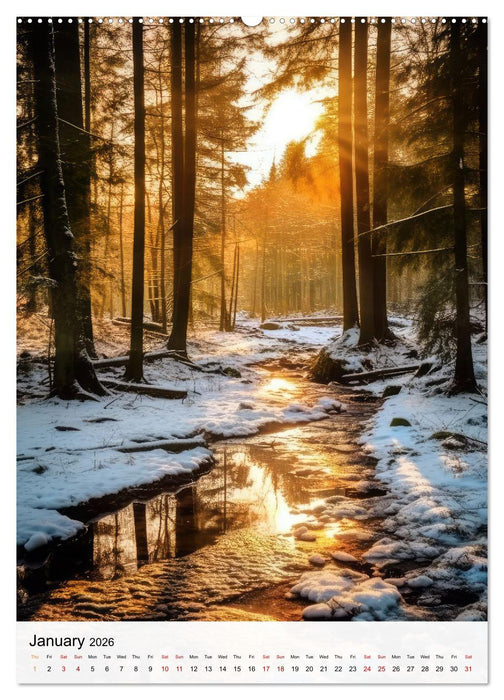 Dreamscapes of the Forest (CALVENDO Monthly Calendar 2026)