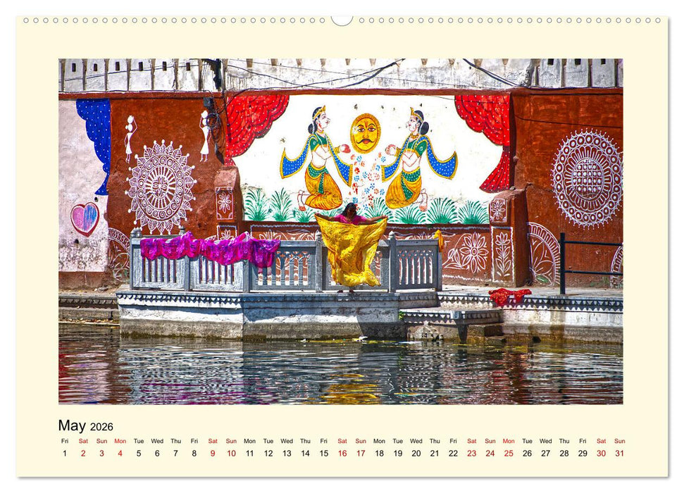 Great impressions of INDIA featuring awesome pictures (CALVENDO Monthly Calendar 2026)