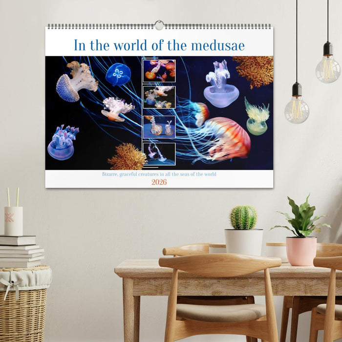 In the world of the medusae (CALVENDO Monthly Calendar 2026)