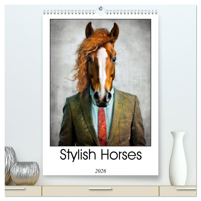 Stylish Horses (CALVENDO Premium-Calendar 2026)