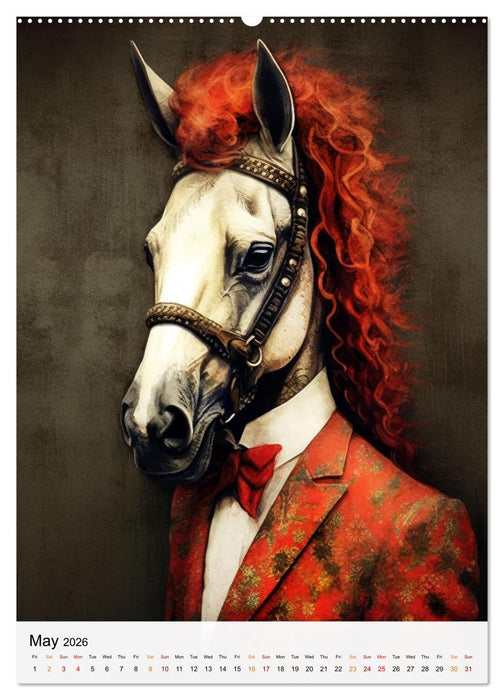 Stylish Horses (CALVENDO Premium-Calendar 2026)