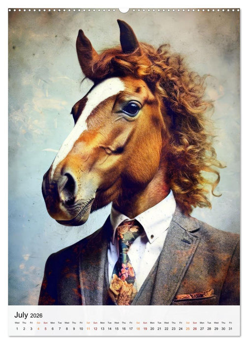 Stylish Horses (CALVENDO Premium-Calendar 2026)