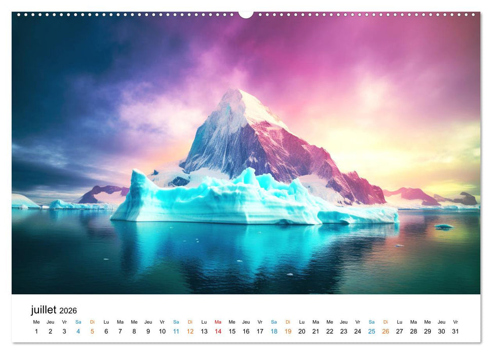 Paysages rêvés (CALVENDO Calendrier supérieur 2026)
