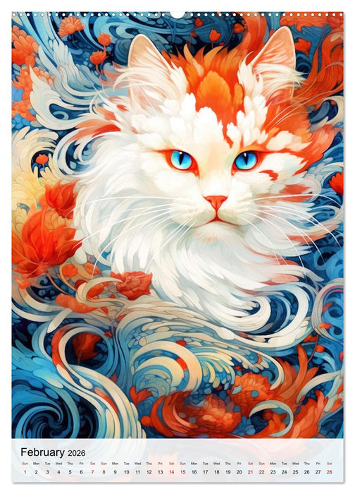 Feline Zen (CALVENDO Monthly Calendar 2026)
