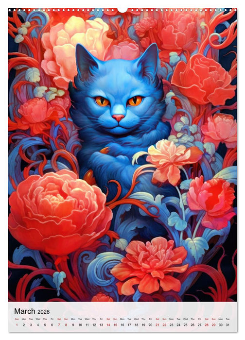 Feline Zen (CALVENDO Monthly Calendar 2026)